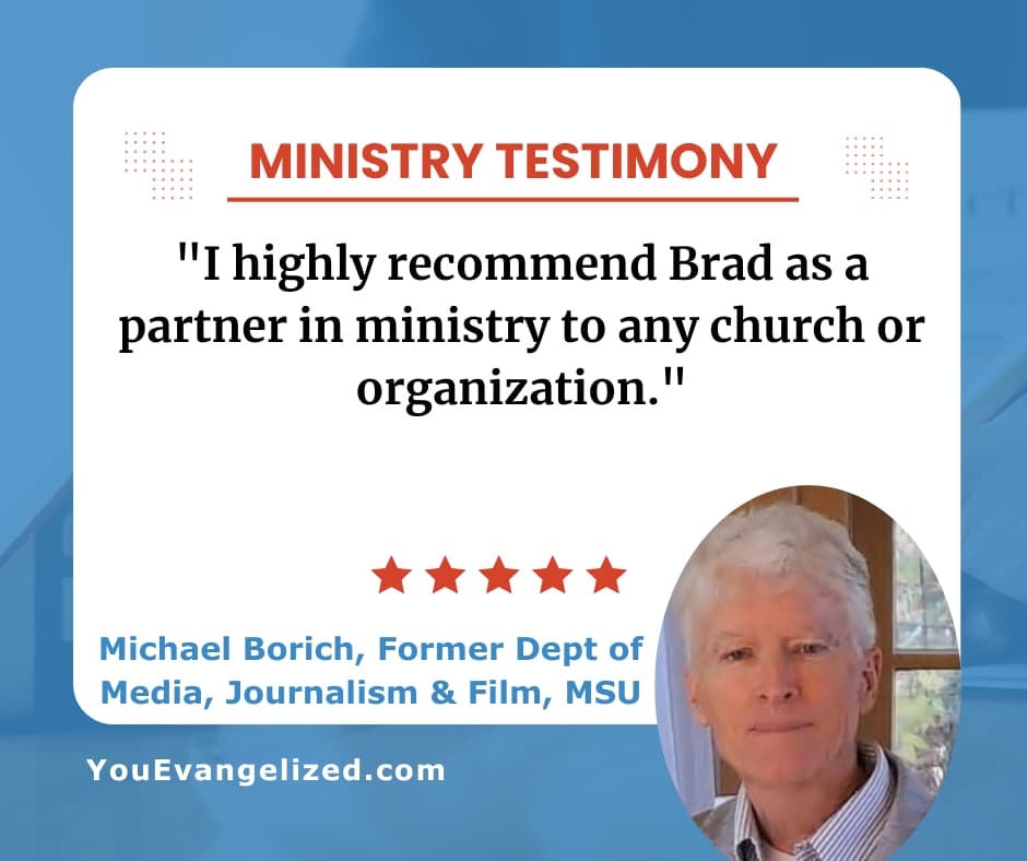 Michael Borich's recommendation of Brad St. Clair as a ministry partner for churches and organizations Michael Borich's recommendation of Brad St. Clair as a ministry partner for churches and organizations