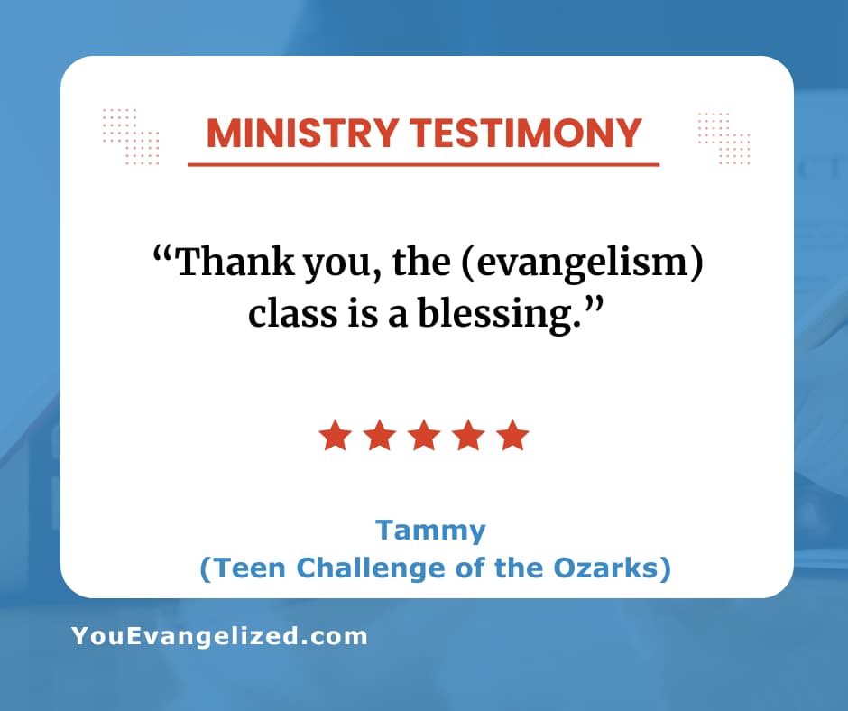 Tammy's testimony calling Brad St. Clair's evangelism class a blessing Tammy's testimony calling Brad St. Clair's evangelism class a blessing
