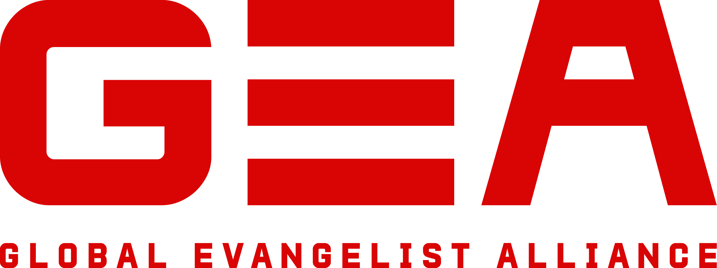 Global Evangelist Alliance logo, representing a worldwide network focused on spreading the Good News by 2033.